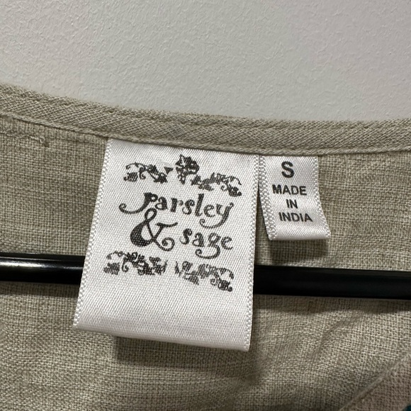 PARSLEY & SAGE TUNIC SMALL - Picture 3 of 3